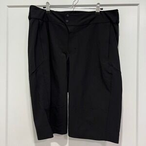 POC Essential MTB Mountain Bike Shorts Black Mens XL Adjustable Waist